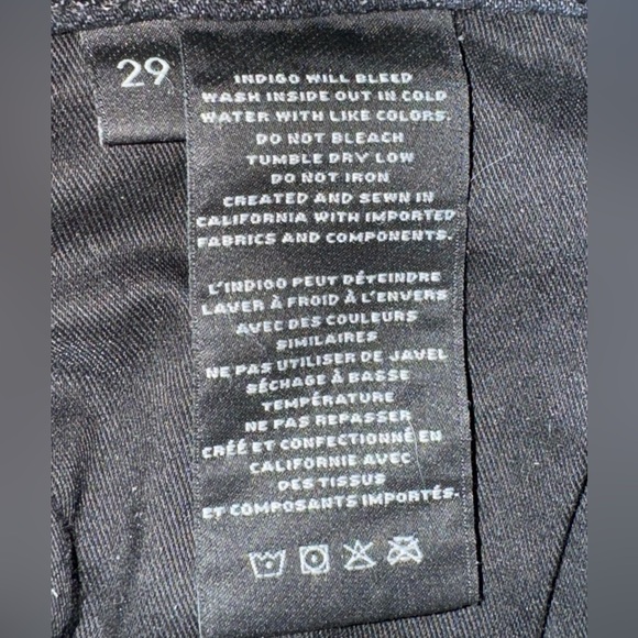 J Brand super skinny jeans with front ankle zipper - Picture 3 of 4